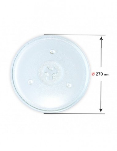 Prato de microondas Ø 270mm universal