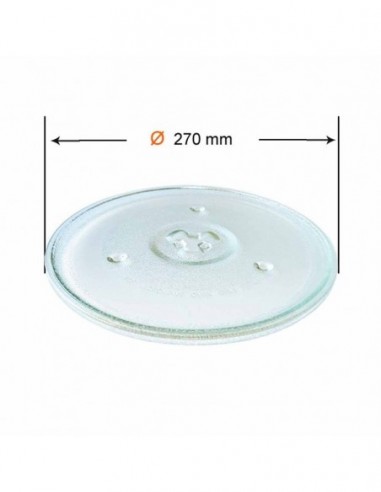 Prato de microondas Ø 270mm universal