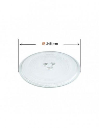 Prato de microondas Ø 245mm universal