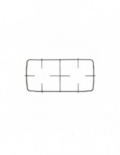 Teka 220x455mm Fire Grill (2 incêndios)