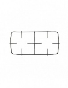 Teka 472x270mm (2 incêndios a gás) Grill (2 gás)
