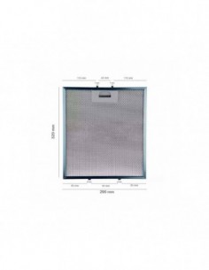 Teka DS70 290X320 MM Filtro de Campana 2