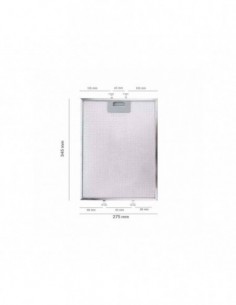 Teka 275x345mm 81460133 (2 unidades) Filtro de extrator... 2