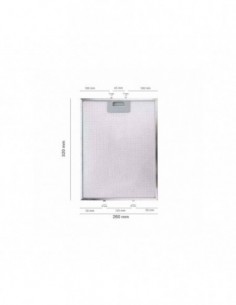 Filtro de extrator de hidromassagem 320x260 mm W10169961A 2