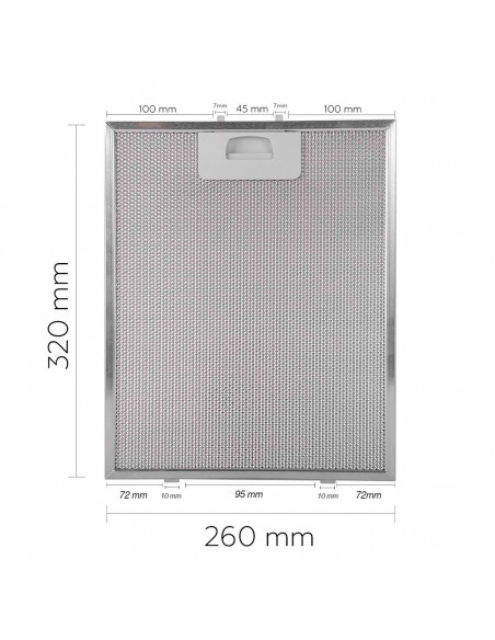 Teka 320x260 mm Filtro de hick (3 unidades)