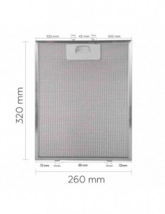 Teka 320x260 mm Filtro de campainha (1 unidade) 2