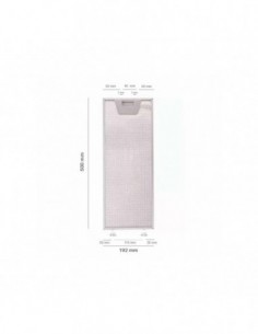 Teka 500x192mm 61874021 Filtro metálico do extrator 2