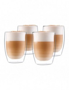Definir 4 copos de cristal duplo de 350 ml