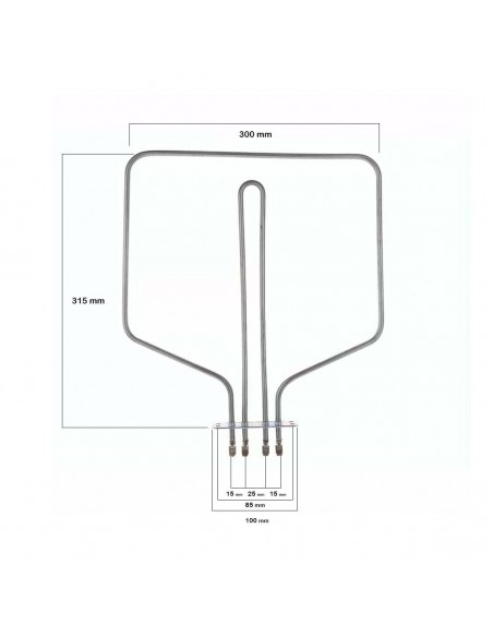 Menor resistência Teka 900/300W - 230/45V 83040745