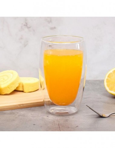 Definir 4 copos de cristal duplo de 350 ml