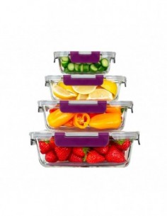 Tupper Cristal (4 unidades)