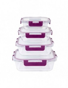 Tupper Cristal (4 unidades) 2