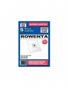 Bolsa sintética Carrefour Moulyinex Rowenta 5 unidades...