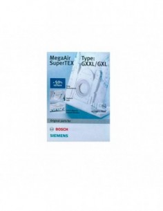 Bolsa de aspirador do tipo GXXL/ GXL (4 unidades)