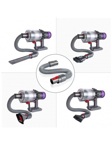 Mangueira de extensão de tubo flexível Dyson V7 V8 V10 V15 (52cm até 150cm)