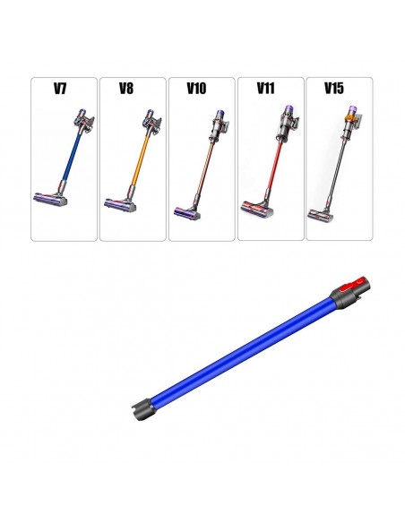 Dyson V7 V8 V10 V15 V15, Tubo de extensão de vácuo de 73 cm, 73 cm